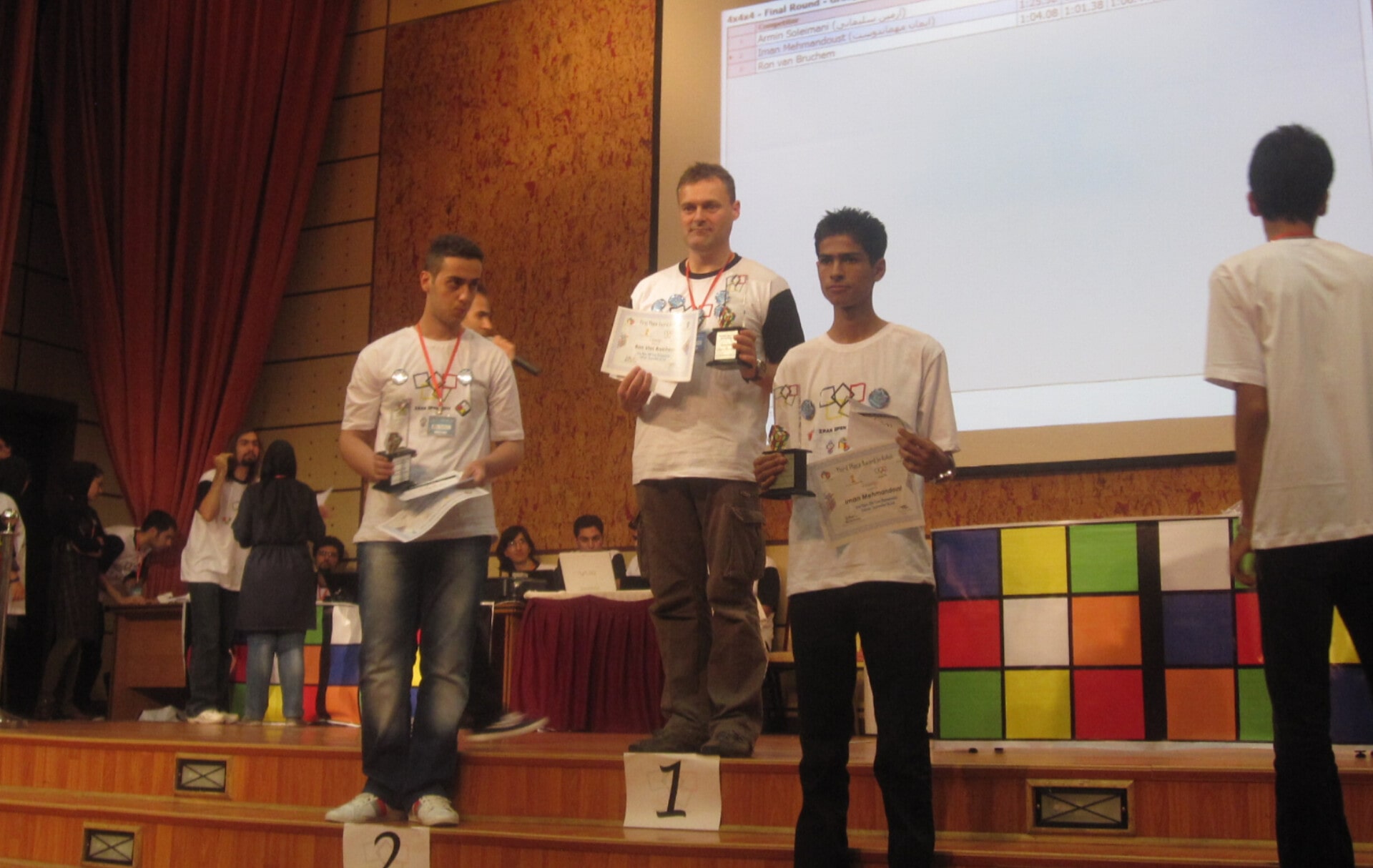 اولین مسابقه روبیک ایران