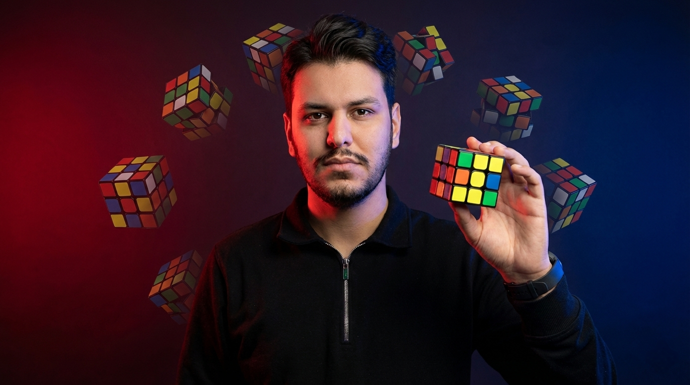 ساده ترین آموزش مکعب روبیک