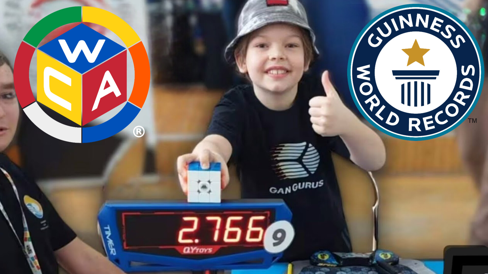 رکورد روبیک جهان با زمان 2ثانیه شکسته شد!