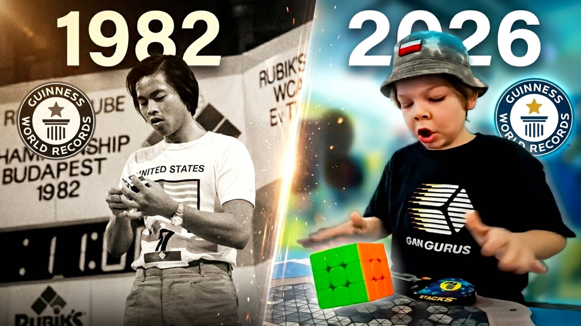 تاریخچه رکورد جهانی روبیک!