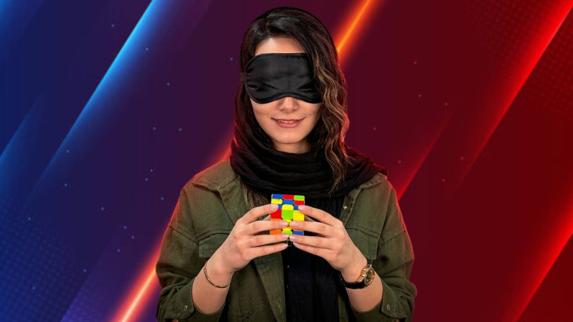 آموزش حل چشم بسته روبیک