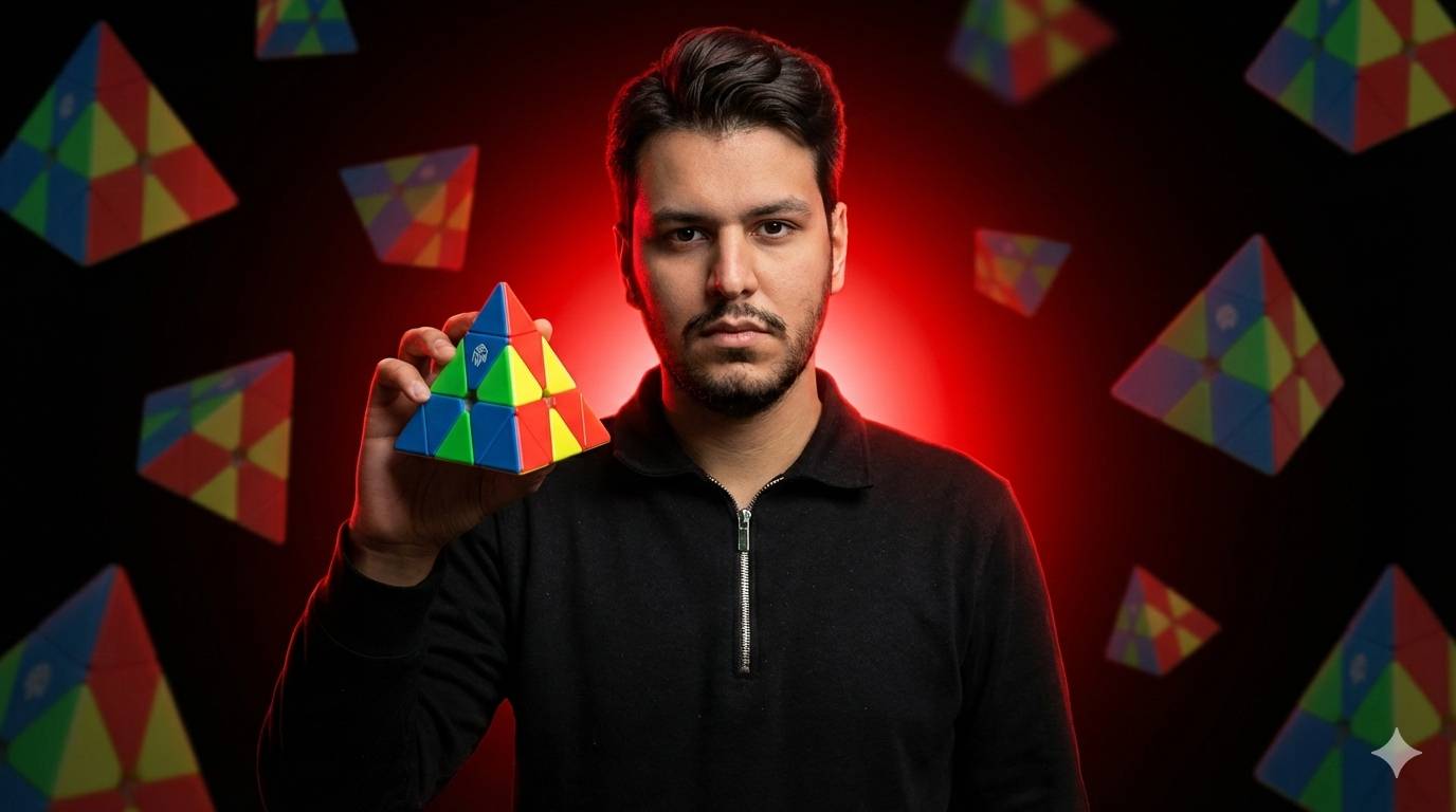 ساده ترین آموزش روبیک هرمی